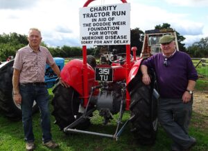 Charity tractor run in Nantwich raises money for Motor Neurone Disease charity