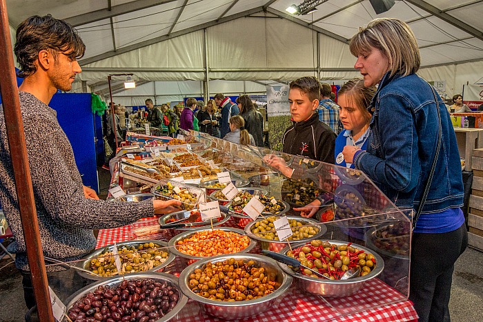 Nantwich Food Festival food stalls