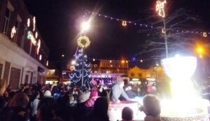 Hundreds enjoy Crewe Christmas Lights and fireworks event