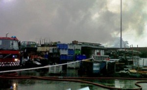 Cause of huge blaze at Nantwich scrapyard remains mystery