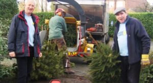 Nantwich tree shredding raises Marie Curie Cancer Care money