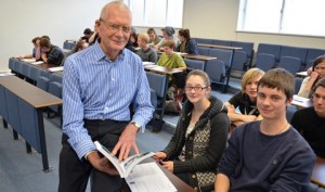 British explorer Colin Mortlake visits Reaseheath College students