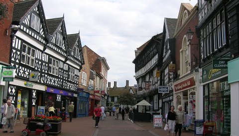 Nantwich High Street, town centre, set for facelift