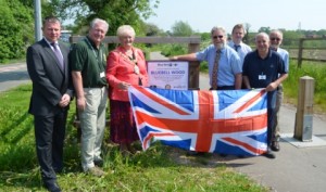 New Bluebell woods along Crewe-Nantwich Greenway are unveiled