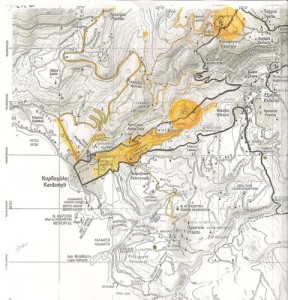 Greece map, Cheshire SAR (John Lawton search)