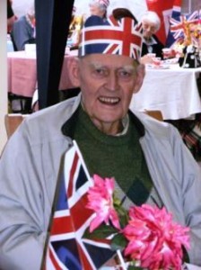 Harold shaw at Richmond Village Nantwich jubilee party