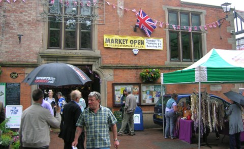 table top sale at Nantwich Indoor Market