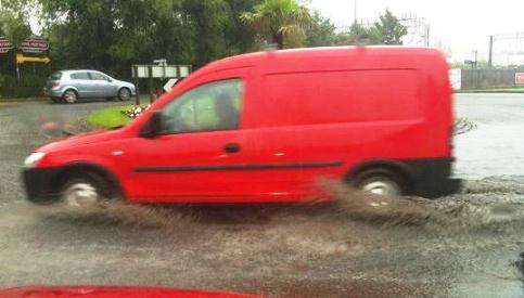 flooding in Crewe (July 6)