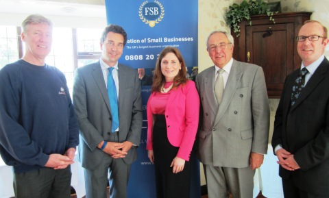 Edward Timpson meets Crewe & Nantwich FSB members