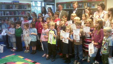 reading challenge children at Nantwich Library