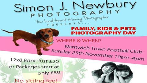 Simon J Newbury event at Nantwich Town