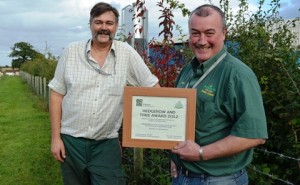 Wildlife hedge at Nantwich college campus wins regional award