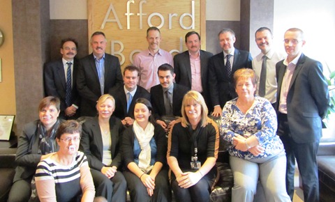 Afford Bond staff in Movember fundraiser