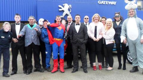 Gateway Crewe dress up for Children in Need