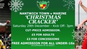 Nantwich Town reduce prices for festive clash against Marine