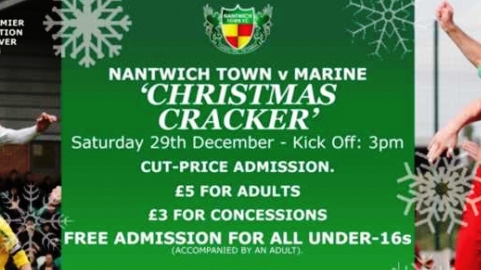 Nantwich Town v Marine flyer