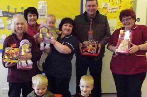 Sainsbury's donates toys to Leighton Hospital