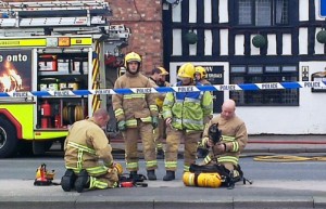 Fire crews tackle Red Cow pub blaze, Beam Street (Darren McDean)