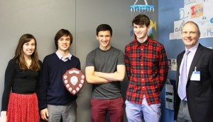 Brine Leas students in Nantwich scoop Keele Shield Maths award