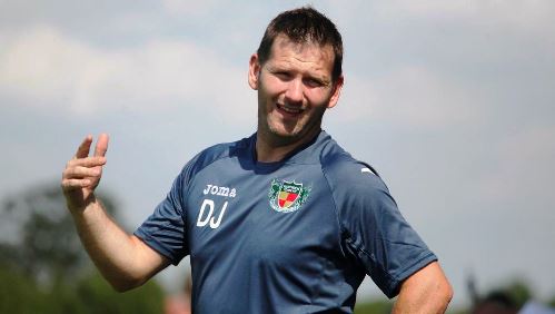 Danny Johnson, Nantwich Town manager (pic by Simon J Newbury)