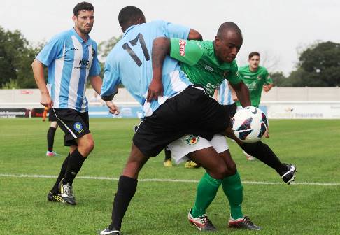 Nantwich Town v Stockport County 3, July 2013