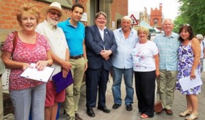 “Hands off Wistaston” campaigners gain petition support in Nantwich