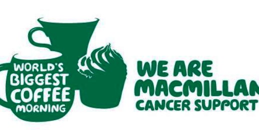 macmillan cancer coffee morning logo - raise a mug