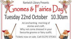 Nantwich Library stage “Gnomes and Fairies” day for half-term youngsters