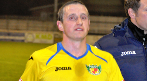 Steve Foster, Nantwich Town (pic by Richard Scott)