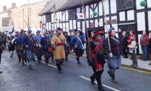 Pic special: Thousands enjoy “Battle of Nantwich” despite storms