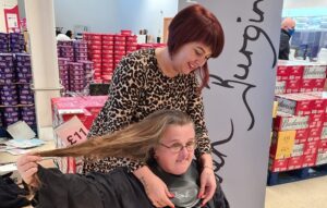 Mum’s charity bid in memory of husband backed by Nantwich salon