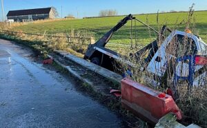 Coole Lane accident in December 2021