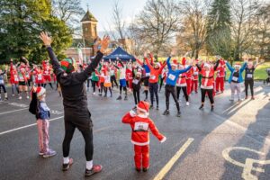 PICTURE SPECIAL: Annual hospice Santa Dash at Reaseheath, Nantwich