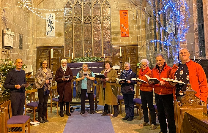 St Marys Acton choir prepares for the Carol Service (1)