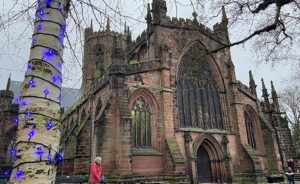 Nantwich Crib Service lights up town’s St Mary’s Church