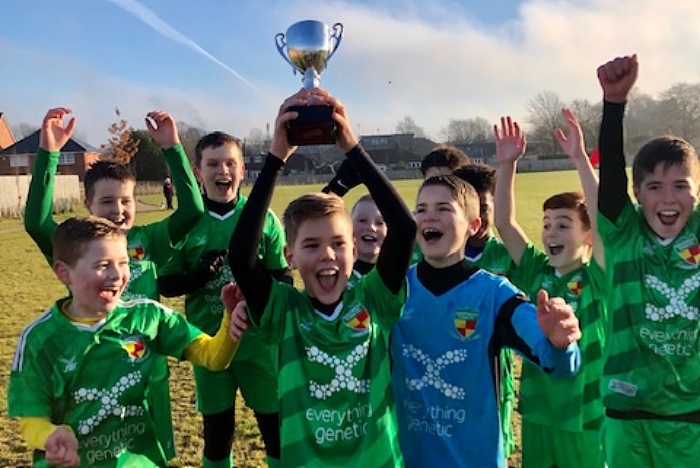 nantwich town royals U12s win league