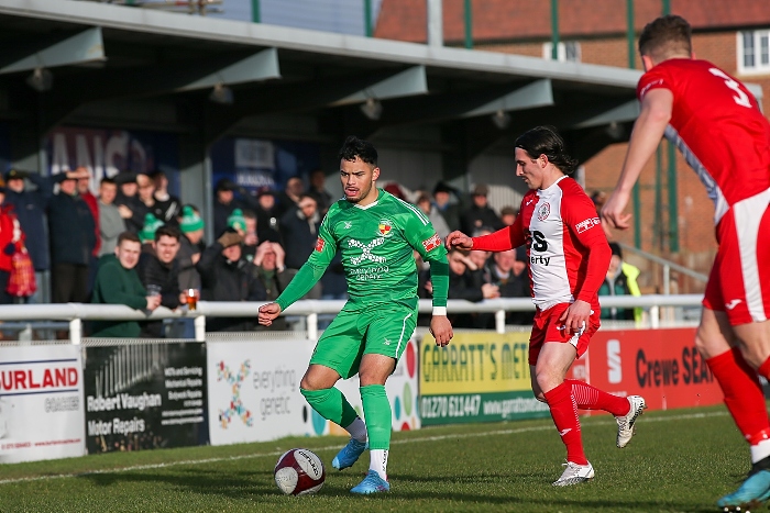 First-half - Akiel Raffie on the ball (1)