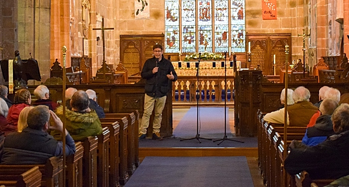 Local historian Mike Lea during his talk entitled ‘The Civil War - Explained’ (1)