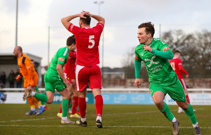 Second-half - Sean Cooke equalises for the Dabbers in the 83rd minute and becomes the Dabbers 5th all-time highest scorer (1)