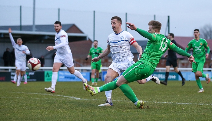 Second-half - late Connor Heath shot on goal is adjudged to be off-side (1)