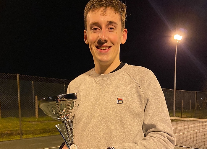 The Wistaston Cup organiser George Raiswell with the trophy (1)