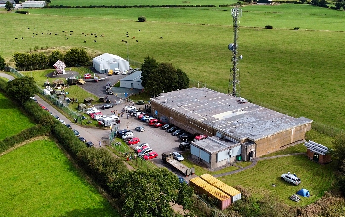 Aerial view of Soviet Threat event at Hack Green Secret Nuclear Bunker (2)