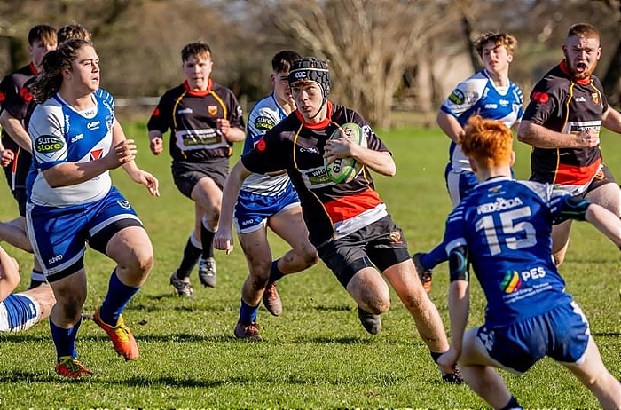 Logan on his way to the try line v sale