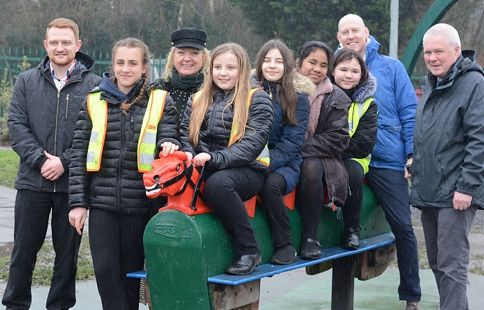 Queens Park children on dragon train (1)