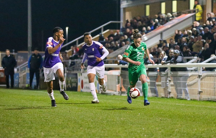 v Grantham - Second-half - Jamie Morgan on the attack (1)