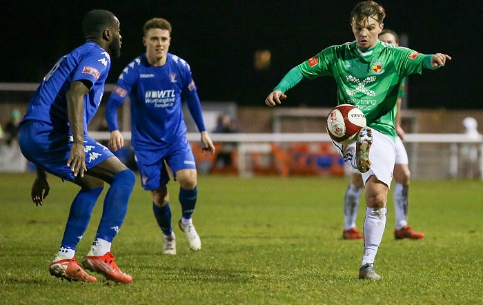 Second-half - Sean Cooke controls the ball (1)