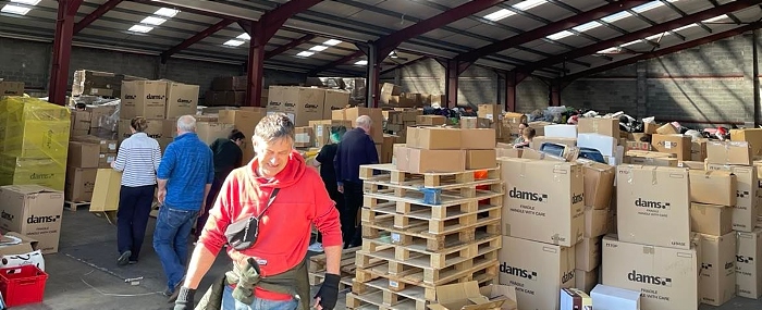 ukraine refugee distribution centre wrexham 5