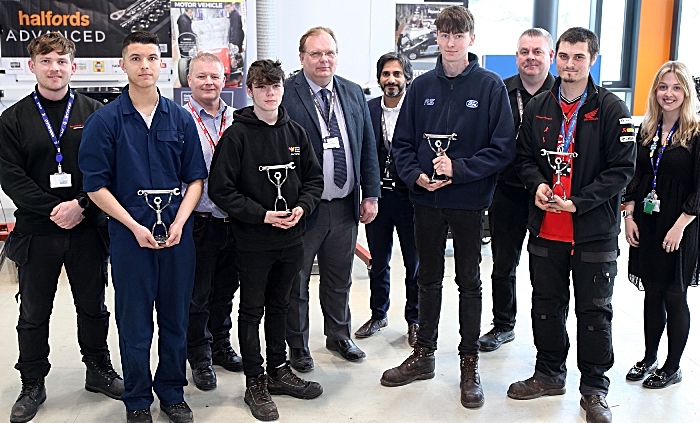 Cheshire Skills competitors and staff (1)