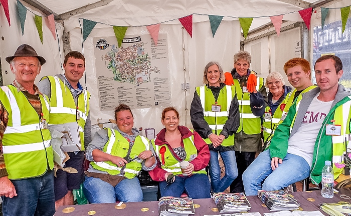 Food festival volunteers