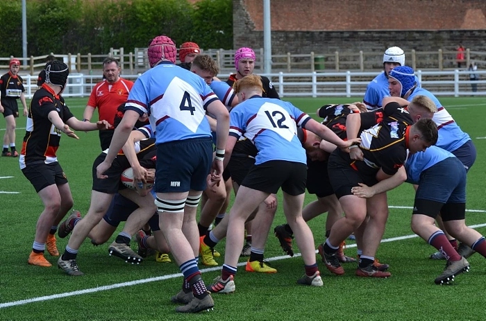 Jordan and Alfie Splintering the Wilmslow defense (1)